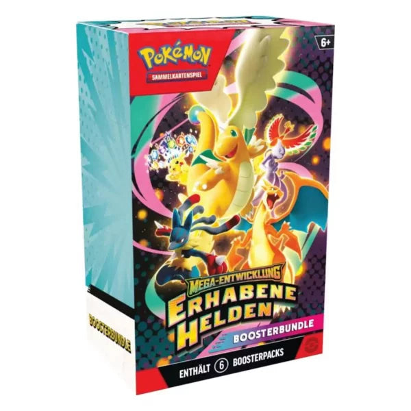 Pokemon - Erhabene Helden - Deutsch - 1 Booster Packs & PackHunter Toploader - Sammelkartenspiel