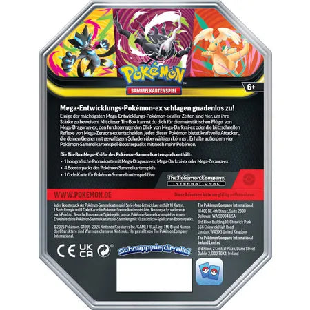 Pokemon - Tin Box - 131 Mega Darkrai EX - DE