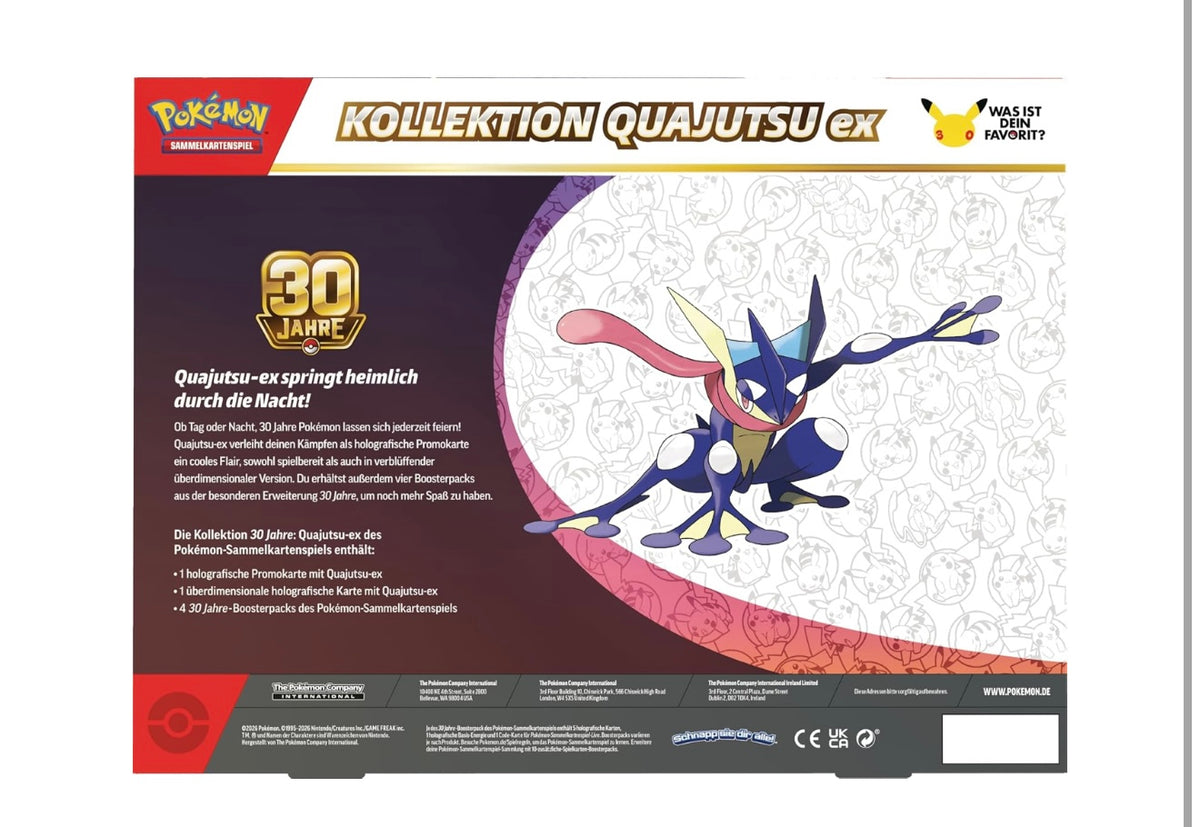 Pokemon 30 Jahre Edition Quajutsu-ex