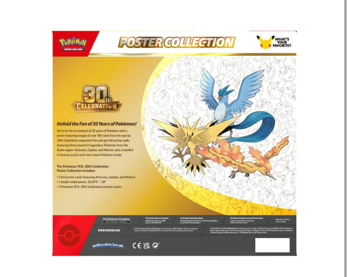 Pokemon Poster Kollektion 30 Jahre Edition