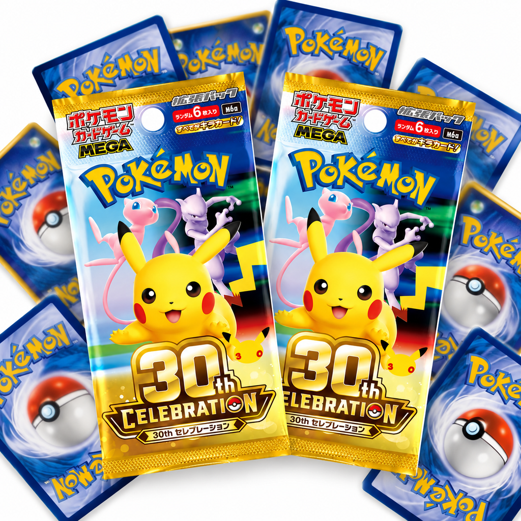 Pokemon 30 Jahre Booster Jubiläumsedition! 🎉 2 Booster - Chinesisch