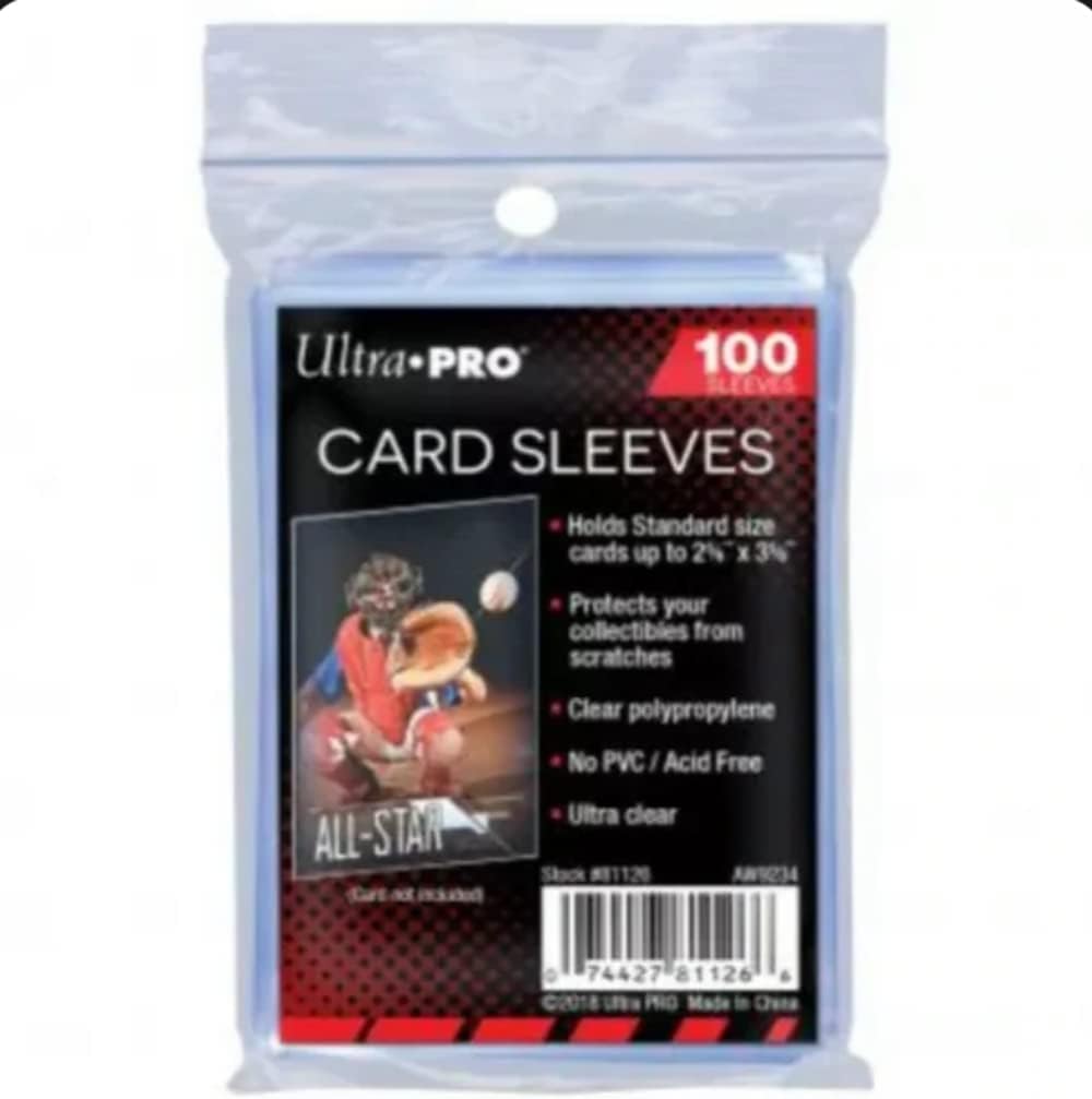 Ultra PRO Kartenhüllen Sleeve 100 Stück, Standardgröße, Transparent