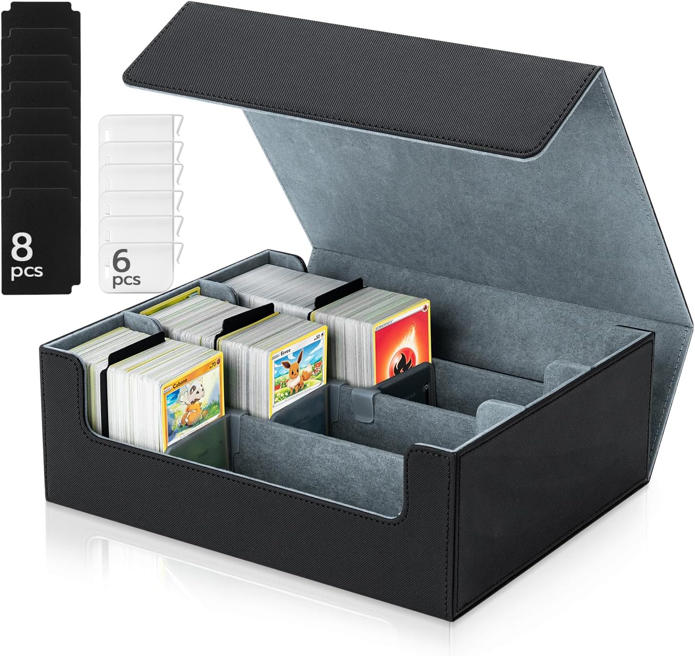 Kartenbox für 1800+ Karten mit Trennwänden
