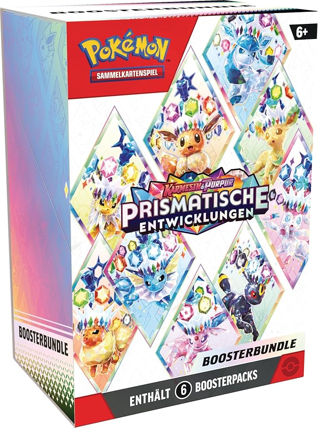 Pokémon - Boosterbundle Karmesin & Purpur – Prismatische Entwicklungen