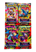 Pokémon - Fatale Flammen - Deutsch - 4 Booster Packs & PackHunter Toploader