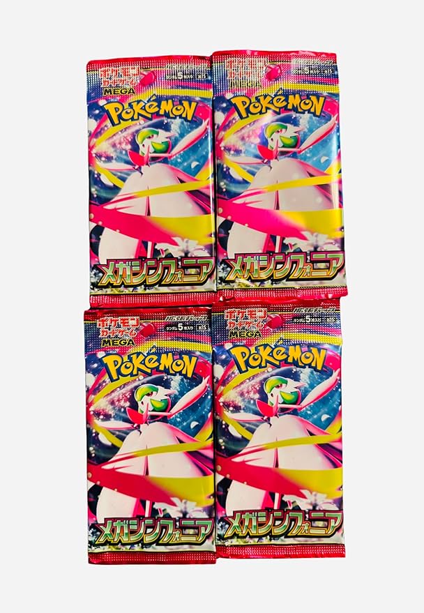 Pokemon - Scarlet & Violet/Mega Symphonia - 4 Booster Packs - Japanisch