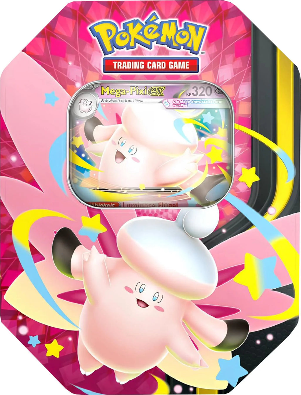Pokemon Mega Pixi Tin Box - Deutsch