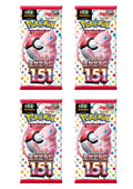 Pokemon 151 - Koreanische - 4 Booster Packs & PackHunter Toploader - Sammelkartenspiel