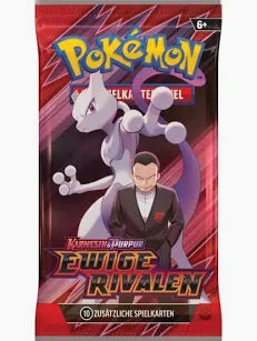 Pokémon - Ewige Rivalen - Deutsch - 1 Booster Packs & PackHunter Toploader - Sammelkartenspiel