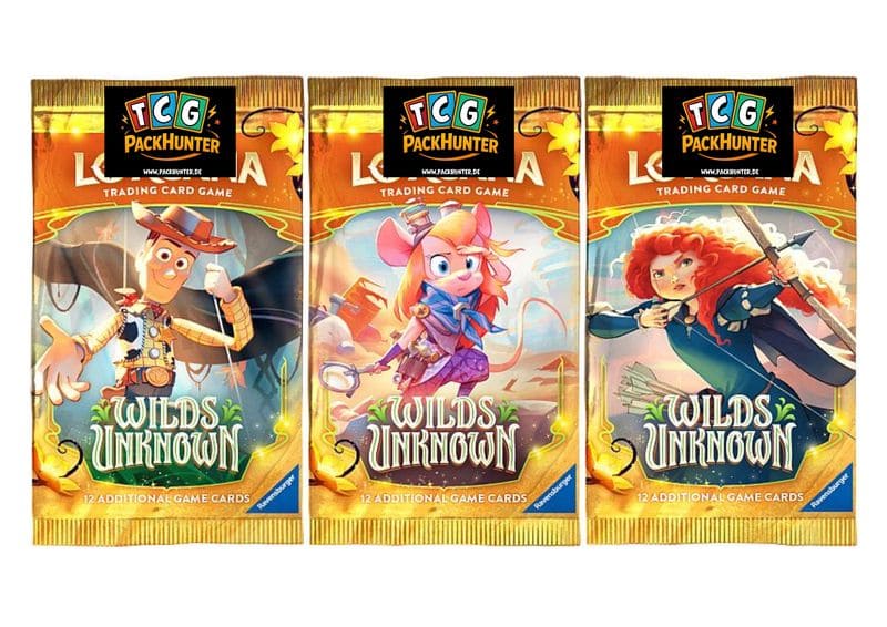 Lorcana 12 - Unbekannte Wildnis 3 Booster DE