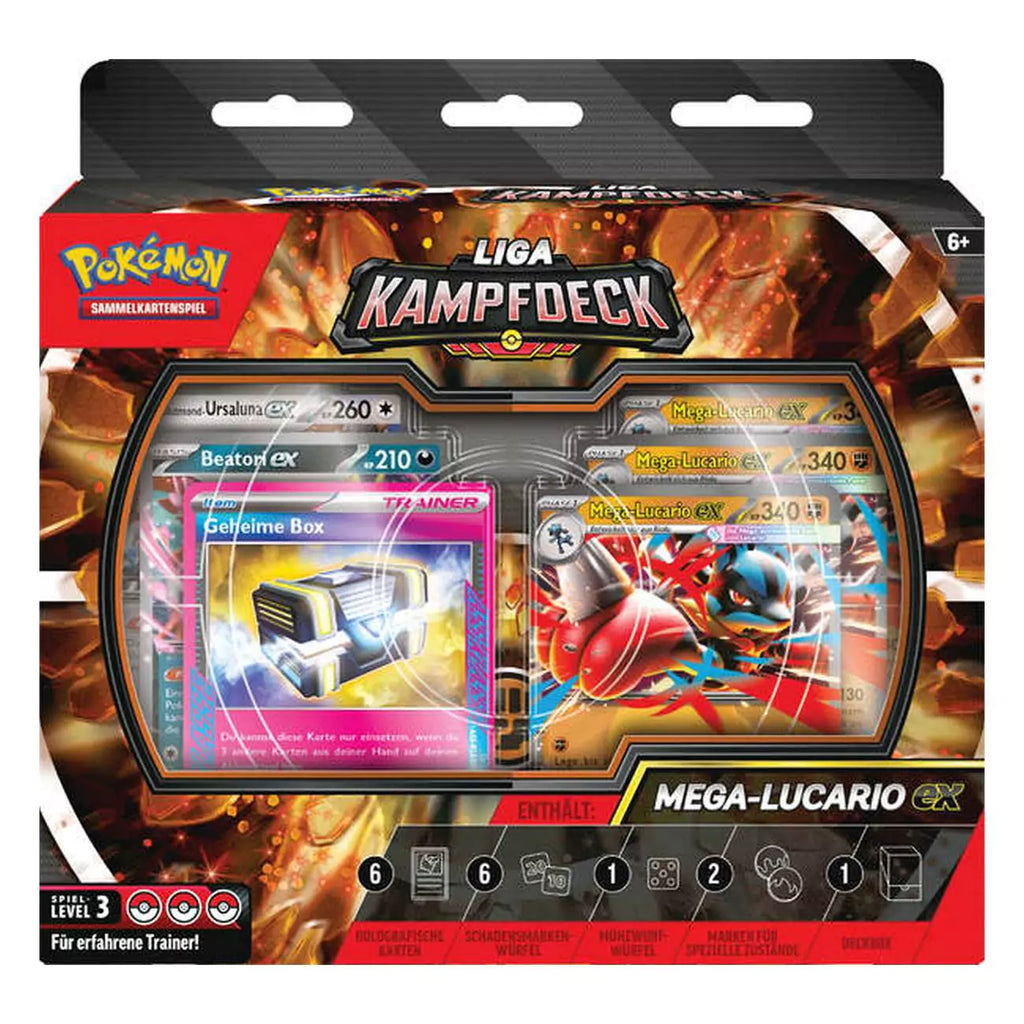 Pokemon Mega Lucario ex League Battle Deck - Deutsch