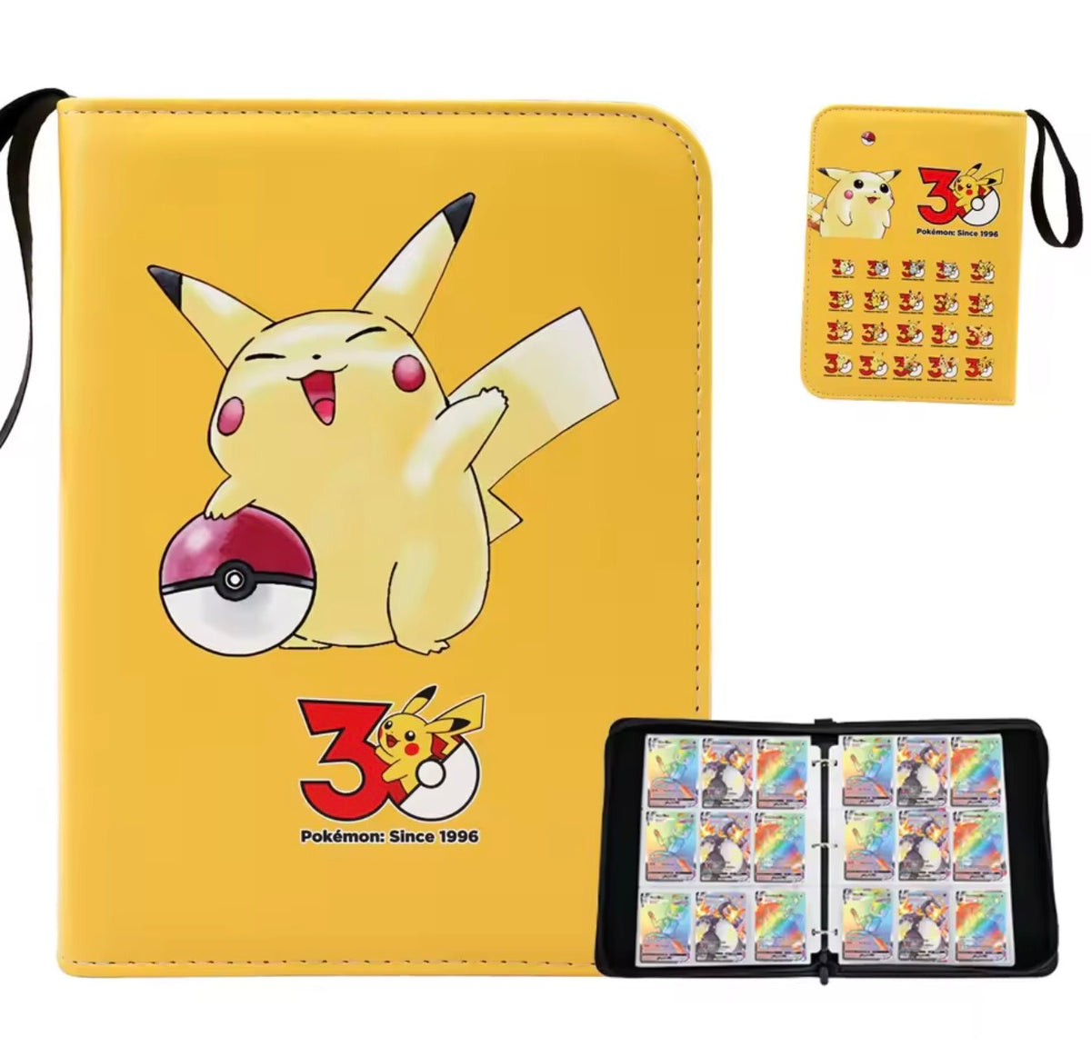 Pokemon 30. Jubiläum TCG - Kunstlederbinder - Sammelordner - Binder