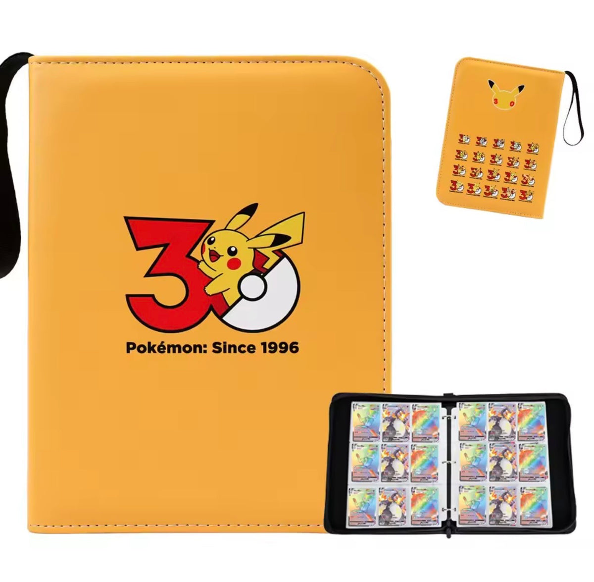Pokemon 30. Jubiläum TCG - Kunstlederbinder - Sammelordner - Binder