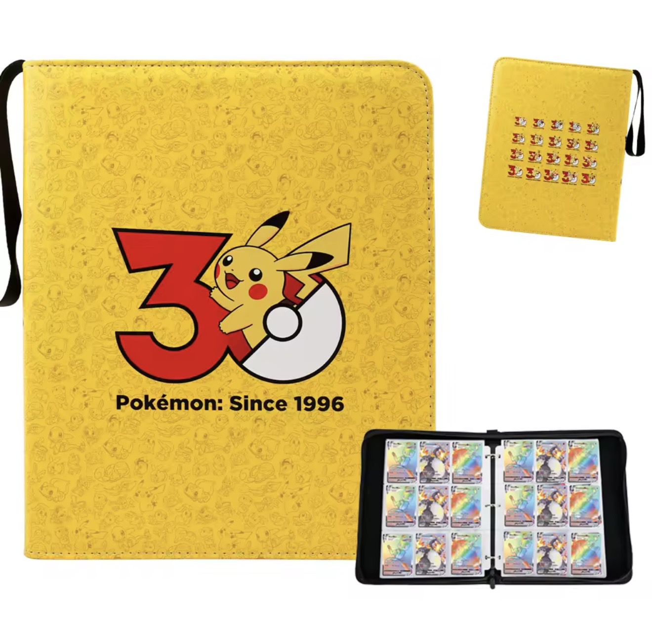 Pokemon 30. Jubiläum TCG - Kunstlederbinder - Sammelordner - Binder