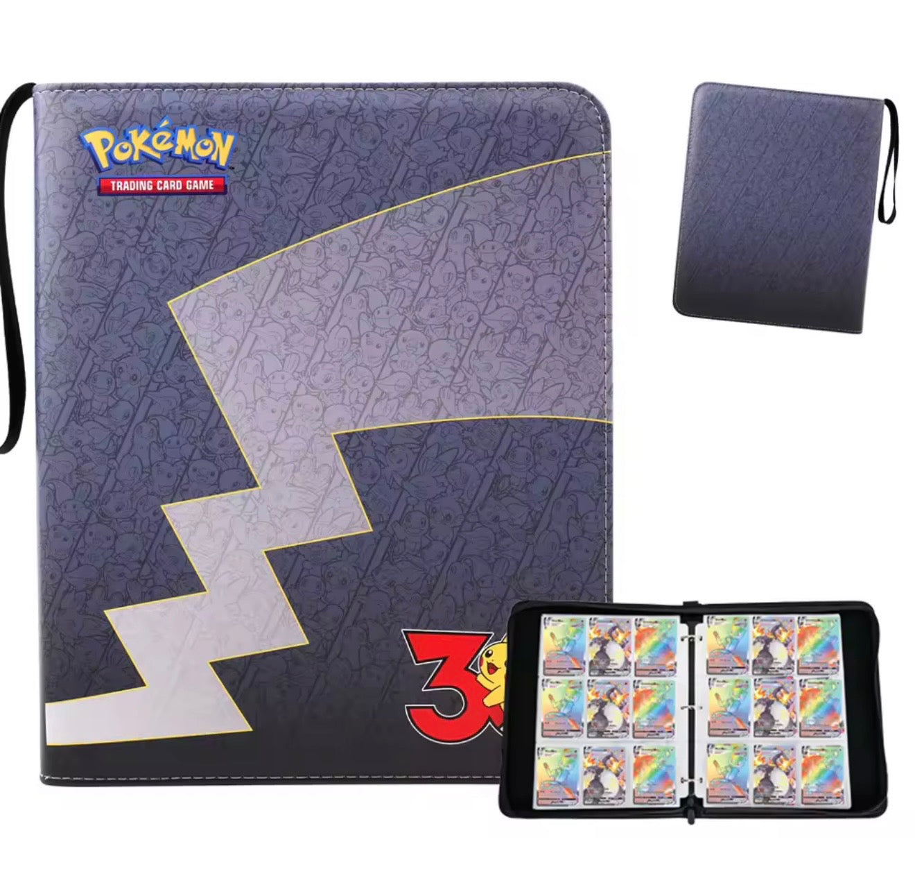 Pokemon 30. Jubiläum TCG - Kunstlederbinder - Sammelordner - Binder