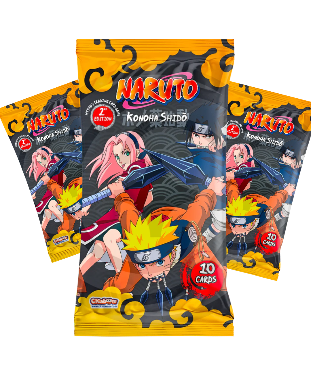 Naruto Konoha Shido - 3 Booster Packs (2.Edition)