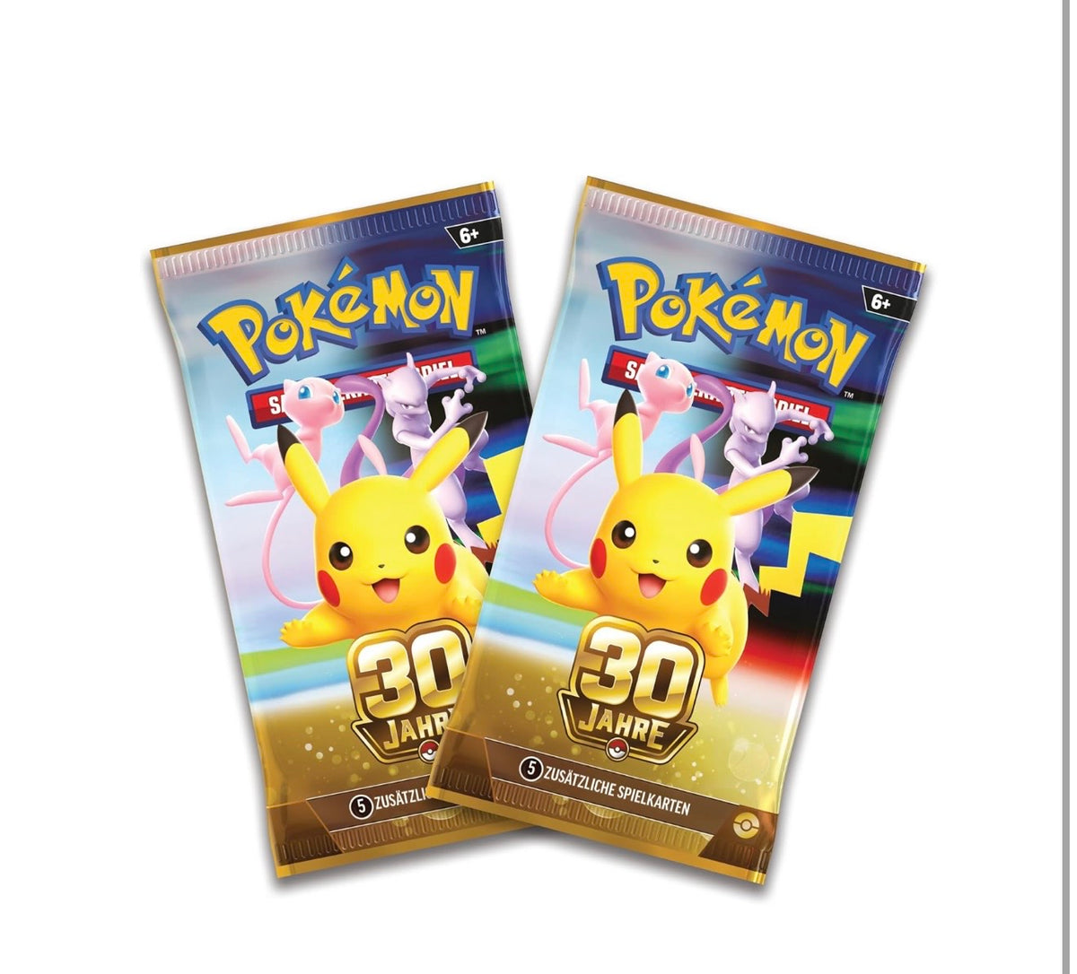 Pokemon 30 Jahre Jubiläum 2 Pack Blister - Deutsch