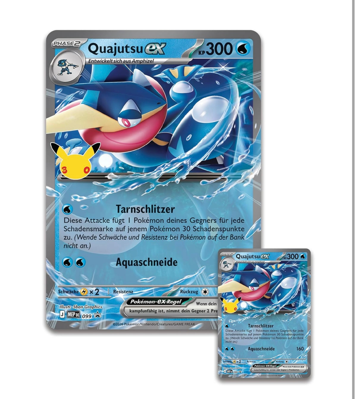 Pokemon 30 Jahre Edition Quajutsu-ex