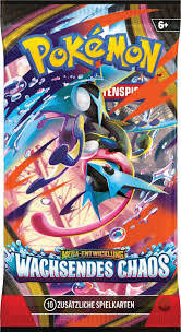 Pokemon - Wachsendes Chaos ME04 - Deutsch - 1 Booster Packs & PackHunter Toploader - Sammelkartenspiel (Kopie)