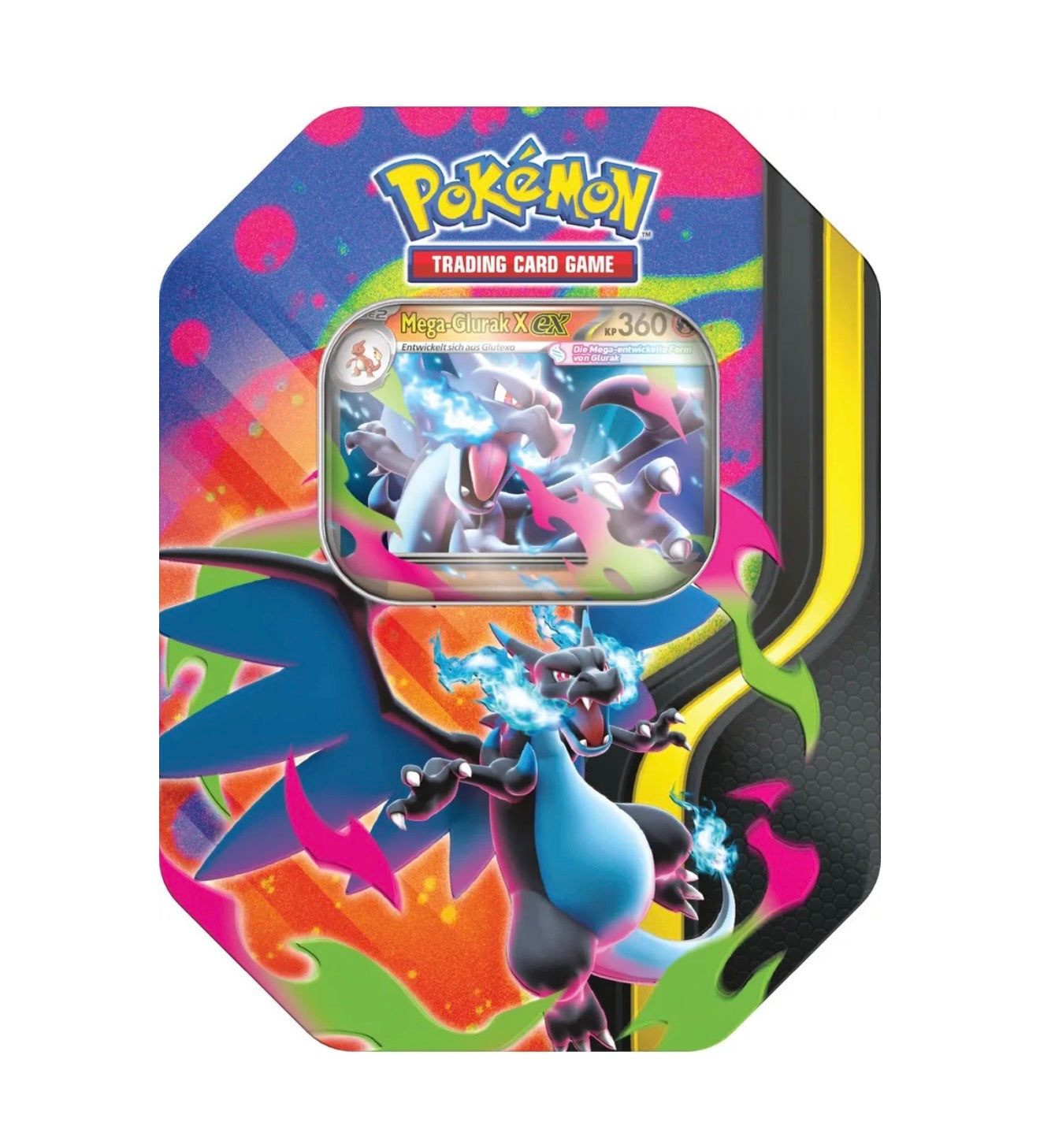 Pokemon Tin-Box 126 - Mega-Glurak X - Deutsch