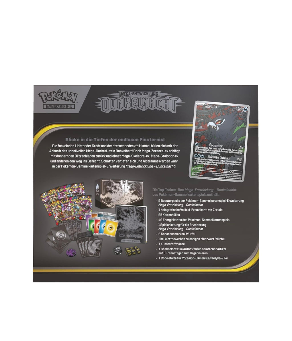 Pokemon Dunkelnacht ME05 - Top Trainer Box - DE